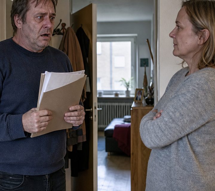 Nach dem Urlaub mit seiner jungen Geliebten wollte er seiner angeblich unfruchtbaren Frau ein grausames Geschenk machen — doch was sie ihm stattdessen reichte, zerstörte sein ganzes Leben
