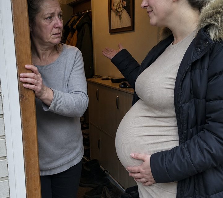 Die Geliebte meines Mannes stand schwanger vor meiner Haustür und sagte: „Wir brauchen dieses Haus, damit wir hier unsere Familie großziehen können.“ Ich ließ sie ausreden – denn sie wusste nicht, wem dieses Zuhause wirklich gehörte
