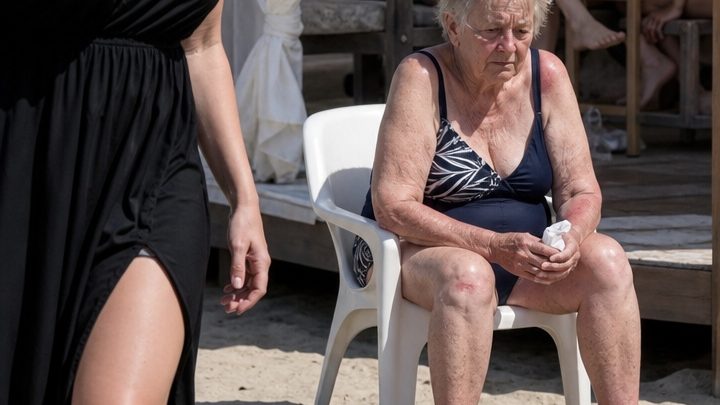 Eine unverschämte Frau warf meine Großmutter aus unserem Strandpavillon – ausgerechnet an ihrem 90. Geburtstag, doch fünfzehn Minuten später bereute sie ihre Arroganz bitter