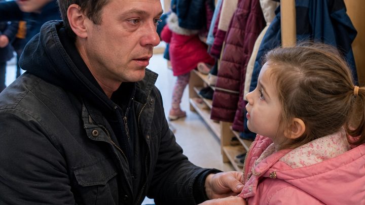 Ich holte meine fünfjährige Tochter aus der Kita ab – dann fragte sie ganz unschuldig: „Papa, warum ist mein neuer Papa heute nicht gekommen wie sonst?“