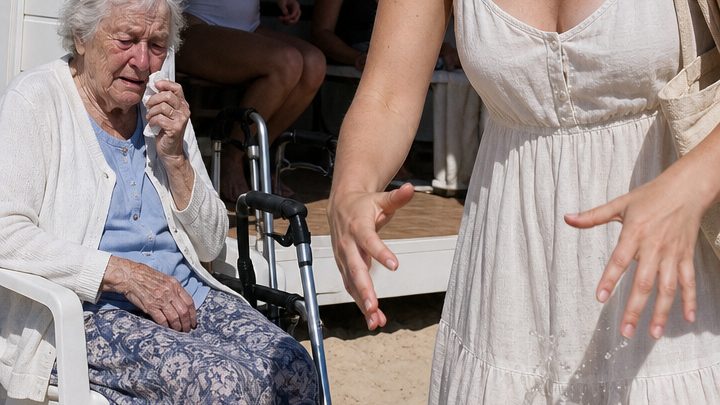 Eine unverschämte Frau jagte meine Großmutter aus unserem Strandpavillon – ausgerechnet an ihrem 90. Geburtstag, doch nur fünfzehn Minuten später bereute sie jede einzelne Sekunde davon