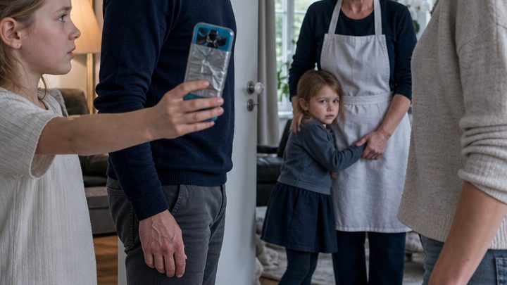„Ich bin nur ein paar Tage weg“, sagte ich lächelnd zu meinen Töchtern. „Seid brav.“ Als ich zurückkam, hielt meine Verlobte die Jüngere am Handgelenk – und zwölf heimliche Aufnahmen enthüllten die Wahrheit