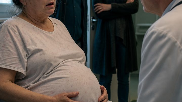 Eine 65-jährige Frau war fassungslos, als sie glaubte, endlich schwanger zu sein – doch als die Geburt bevorstand, entdeckten die Ärzte etwas, das alle sprachlos machte