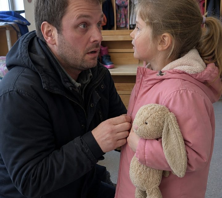 Als ich meine fünfjährige Tochter vom Kindergarten abholte, fragte sie plötzlich: „Papa, warum hat mich mein neuer Papa heute nicht abgeholt wie sonst?“