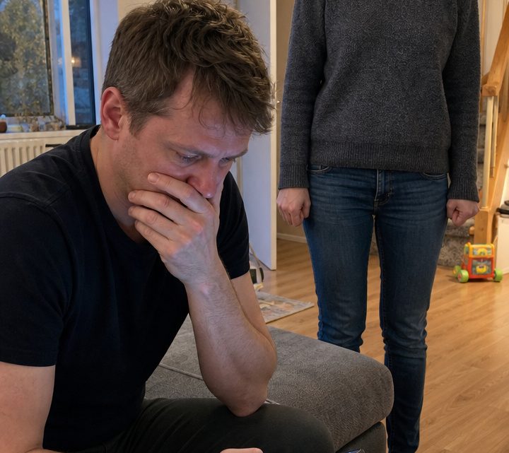 Meine fünfjährige Tochter zerrte mich in der Umkleide am Arm und flüsterte: „Mama, wir müssen Papa retten – diese Frau hat ihn in ihren Spind gesteckt!“