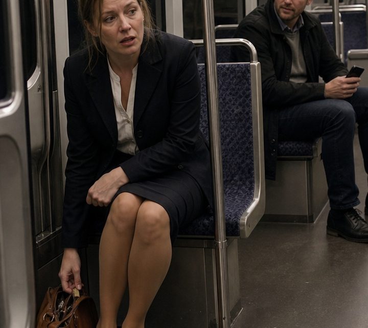 Sie schlief in der fast leeren U-Bahn ein, und ihre Beine glitten unbemerkt auseinander … Katharina hatte das Büro erst tief in der Nacht verlassen, erschöpft von Tabellen, Korrekturen und dem kalten Blick ihres Chefs. Als der Zug plötzlich bremste und sie aufschreckte, bemerkte sie ihre verrutschte Kleidung – und den fremden Mann, der ihr schweigend gegenübersaß