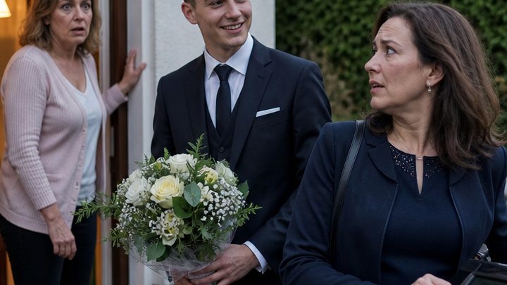 Mein Sohn erschien beim Abiball mit einer Frau, die viel älter war als er – doch als sie mich sah, wurde sie kreidebleich und stellte mir ein Ultimatum, das unser ganzes Leben veränderte