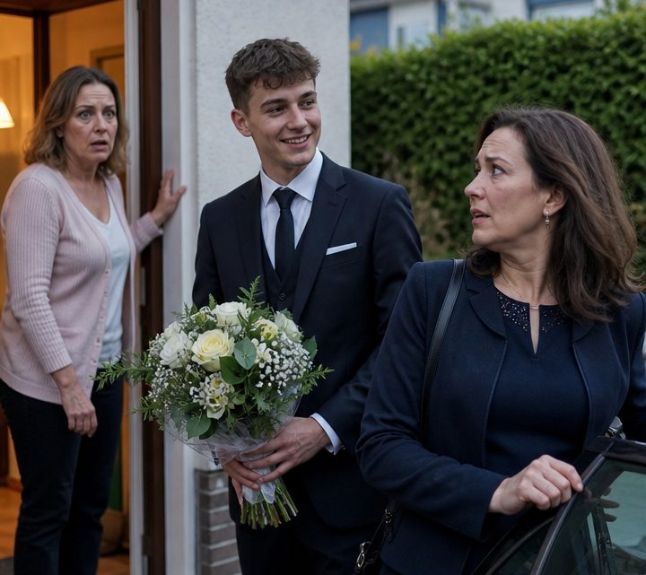 Mein Sohn erschien beim Abiball mit einer Frau, die viel älter war als er – doch als sie mich sah, wurde sie kreidebleich und stellte mir ein Ultimatum, das unser ganzes Leben veränderte