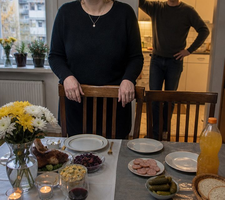 „Diese Tischhälfte ist für euch, die andere für uns“ – beim Geburtstag meiner Schwiegermutter zog ich endlich eine Grenze, die niemand mehr übersehen konnte