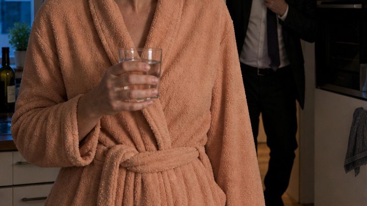 „Warum stehst du noch im Bademantel da? Die Gäste sind jeden Moment hier!“ – Erst jetzt fiel ihrem Mann ein, dass er seinen Chef und eine Kollegin zum Abendessen eingeladen hatte