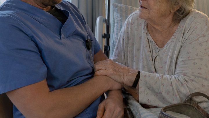Eine 82-jährige Frau bat mich, sie als ihren letzten Wunsch zu heiraten – doch nach ihrem Tod übergab mir ihr Anwalt ihre alte Kliniktasche und sagte leise: „Sie hat Sie nicht zufällig ausgewählt.“