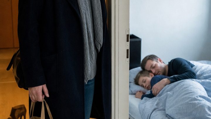 Nach vier Monaten kam Katharina unangekündigt nach Hause – doch was sie im stillen Schlafzimmer sah, ließ ihr vertrautes Familienleben innerhalb weniger Minuten zerbrechen