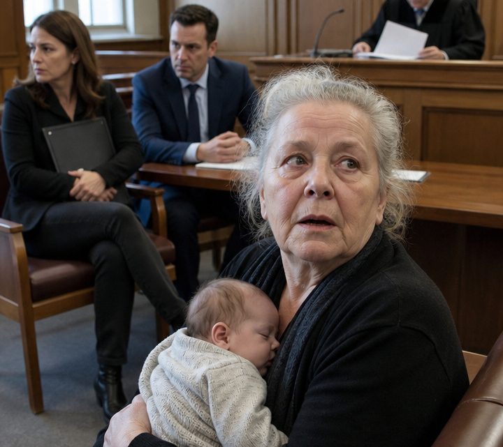 Ich brachte mit neunundsiebzig Jahren eine Tochter zur Welt – und meine erwachsenen Kinder zogen vor Gericht, um mir die Entscheidungsfähigkeit abzusprechen. Doch als der Richter wissen wollte, wer der Vater meines Babys sei, öffneten sich plötzlich die Türen des Gerichtssaals …