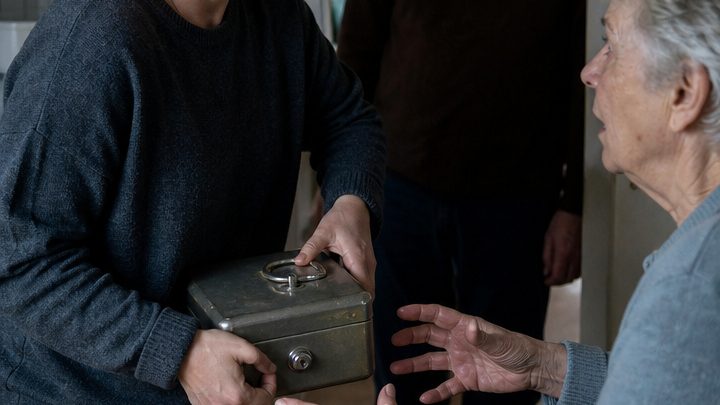 Dreiundvierzig Jahre lang nahm mein Vater den gesamten Lohn meiner Mutter an sich – doch als sie ihn endlich bat, ihr ihr eigenes Geld zurückzugeben, stellte er eine Mappe vor sie und sagte nur: „Wenn du sie öffnest, wirst du mich nie wieder so ansehen wie zuvor.“ 😱💔