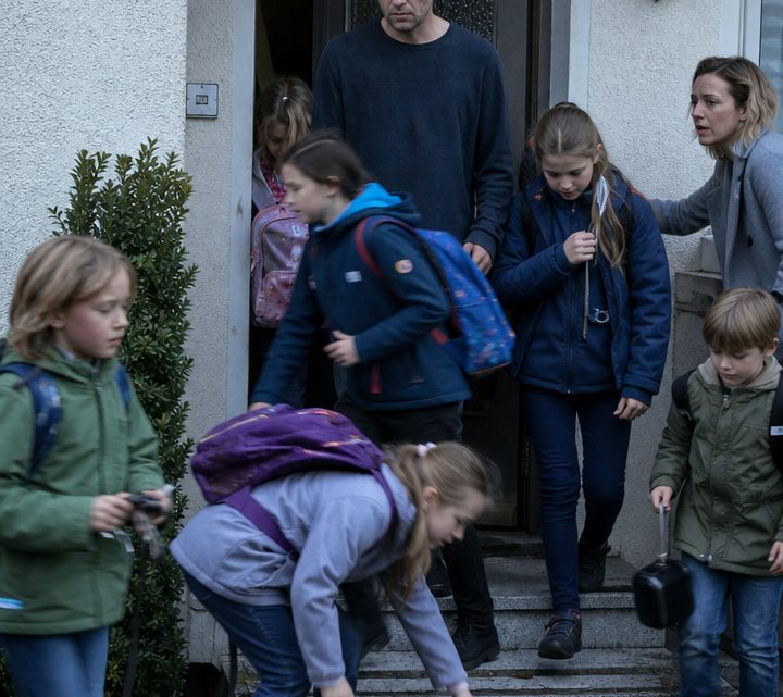 Alle hielten ihn für einen herzlosen Vater, der seine sieben Kinder wie in einer Kaserne erzog – bis er vor seinem Haus zusammenbrach und ein einziges Dokument die erschütternde Wahrheit enthüllte