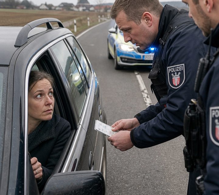 Zwei Polizisten glaubten, eine junge Frau auf einer verlassenen Landstraße einschüchtern zu können – doch wenige Minuten später erkannten sie, wen sie tatsächlich vor sich hatten