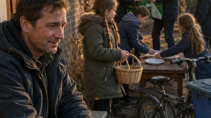 Die Nachbarn hielten ihn für einen gefühllosen Tyrannen – bis der siebenfache Vater vor seinem Haus zusammenbrach und seine Kinder den geheimen „Roten Plan“ ausführten