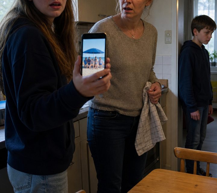 Elf Sommer lang glaubte ich, die Familie meines Mannes wolle meine Kinder nicht bei sich haben – bis ein einziges Strandfoto meine Tochter zwang, die Frage zu stellen, der ich immer ausgewichen war, und meine Schwiegermutter endlich die Wahrheit enthüllte