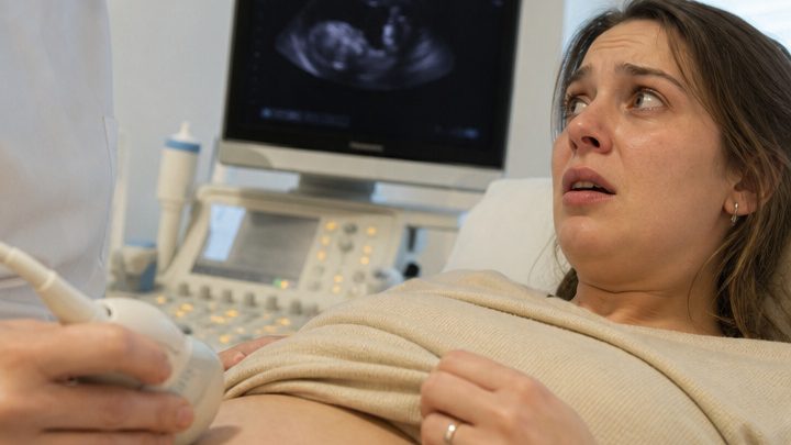 Während der Ultraschalluntersuchung einer Schwangeren bemerkte die Ärztin etwas Ungewöhnliches. Sie stellte eine einzige Frage – und als die Patientin antwortete, schaltete sie schweigend das Gerät aus, stand auf und schloss die Tür von innen ab …