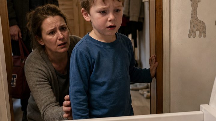Ich glaubte, mein fünfjähriger Sohn sei nur eifersüchtig auf seine kleine Schwester – bis er mich ansah und flüsterte: „Mama, dieses Baby gehört nicht zu uns“; was er danach erzählte, ließ meine ganze Familie zerbrechen