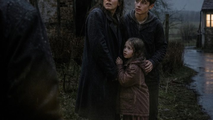 Sie stand im strömenden Novemberregen vor dem ausgebrannten Haus ihrer Großmutter – und ahnte nicht, dass eine fremde alte Frau ihr und ihren Kindern die letzte Hoffnung geben würde