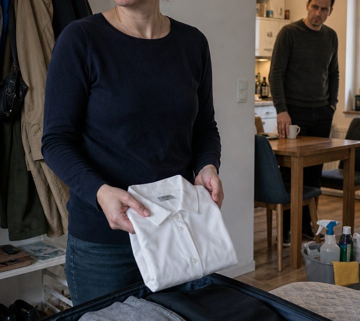 „Was soll diese Geschäftsreise?“ – Als ihr Mann sie wieder zwingen wollte, das Haus seiner Mutter zu putzen, traf sie eine Entscheidung, die alles veränderte