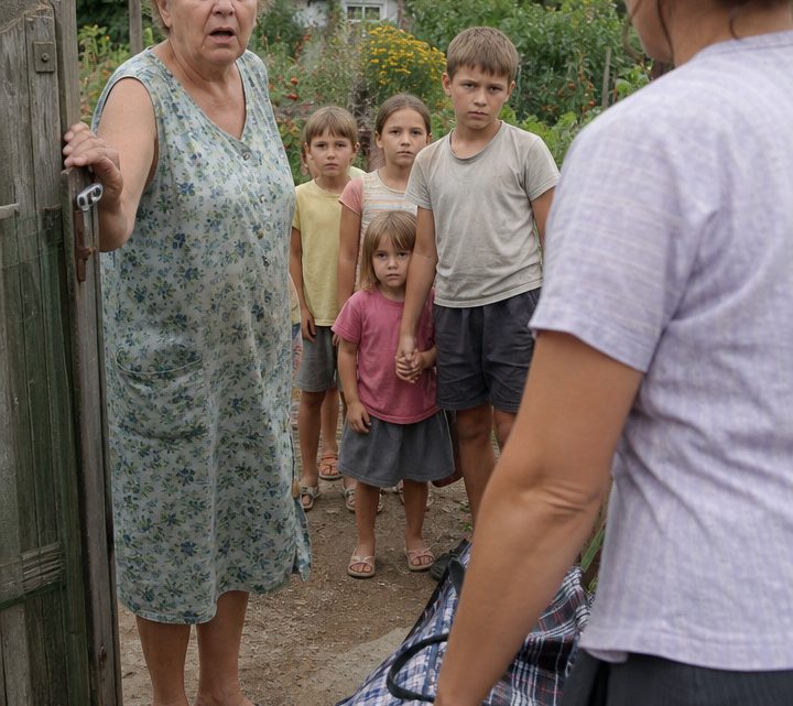 Sie wartete den ganzen Sommer auf ihre Enkelin – doch dann stellte ihre Cousine fünf Kinder vor das Gartentor und sagte: „Du hast doch Platz genug!“ Was danach geschah, veränderte die ganze Familie