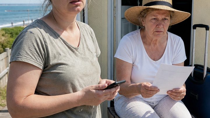 Sie wollte eine Woche allein am Meer verbringen – doch vor der Ferienwohnung wartete bereits eine fremde Frau mit zwei Koffern und behauptete, sie habe genau dieselbe Unterkunft gebucht