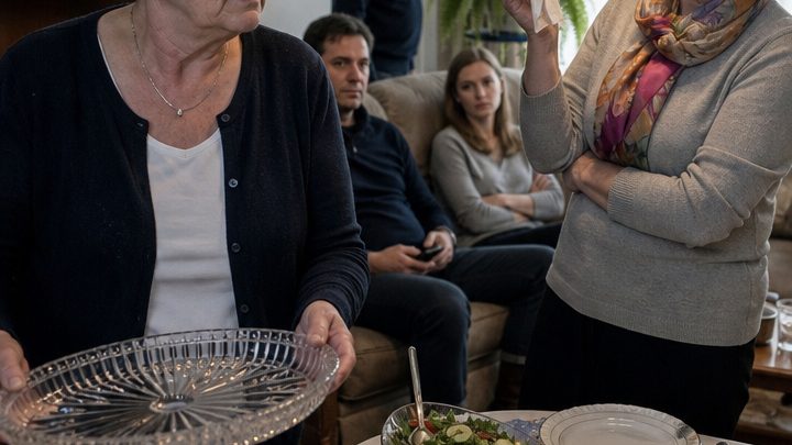 „Für so einen erbärmlichen Tisch hätten wir auch gleich ins Restaurant gehen können!“ – Doch als Renate nach dem Festessen plötzlich alles abräumte, verstummte die ganze Familie