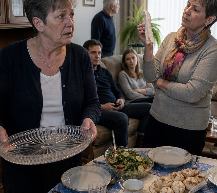 „Für so einen erbärmlichen Tisch hätten wir auch gleich ins Restaurant gehen können!“ – Doch als Renate nach dem Festessen plötzlich alles abräumte, verstummte die ganze Familie
