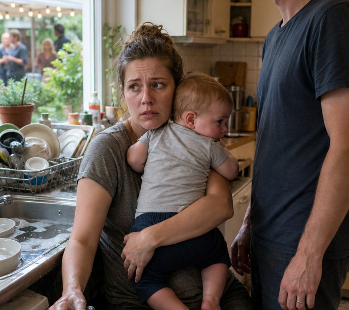 „Sie wird wütend werden, Markus“ – erst als seine Frau mit dem kranken Kind auf dem Arm nicht einmal mehr sitzen durfte, begriff er, was in seinem eigenen Haus wirklich geschah