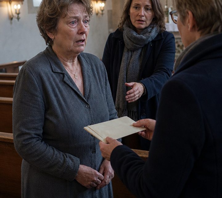 Fünf Jahre nachdem mein Mann unsere 38-jährige Ehe durch sein Geständnis zerstört hatte, stand ich auf seiner Beerdigung – noch immer voller Zorn und Verletzung, bis eine fremde Frau mir einen Brief übergab, der alles veränderte, was ich über Liebe, Treue und Abschied zu wissen glaubte